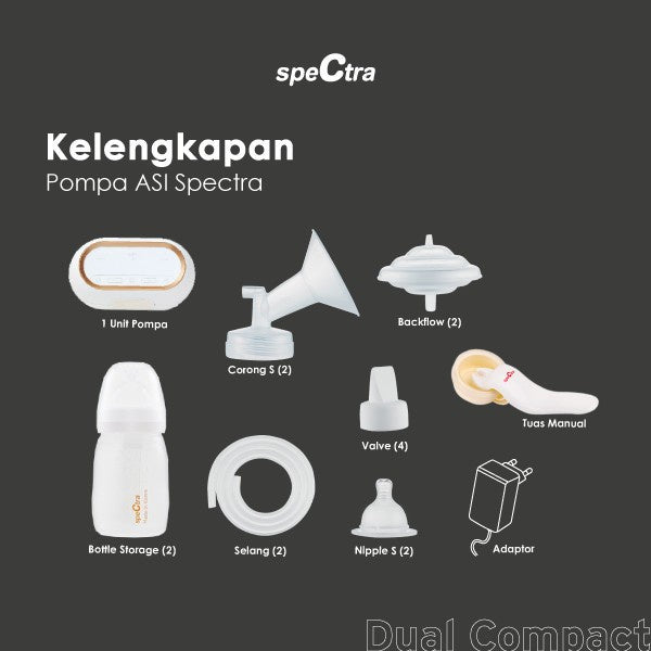 Pompa ASI Elektrik Spectra Dual Compact - Electric Breast pump