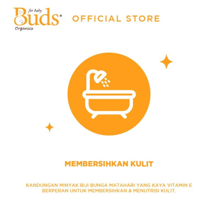 Buds Organics Precious Newborn Head To Toe Cleanser - Sabun Sampo Bayi