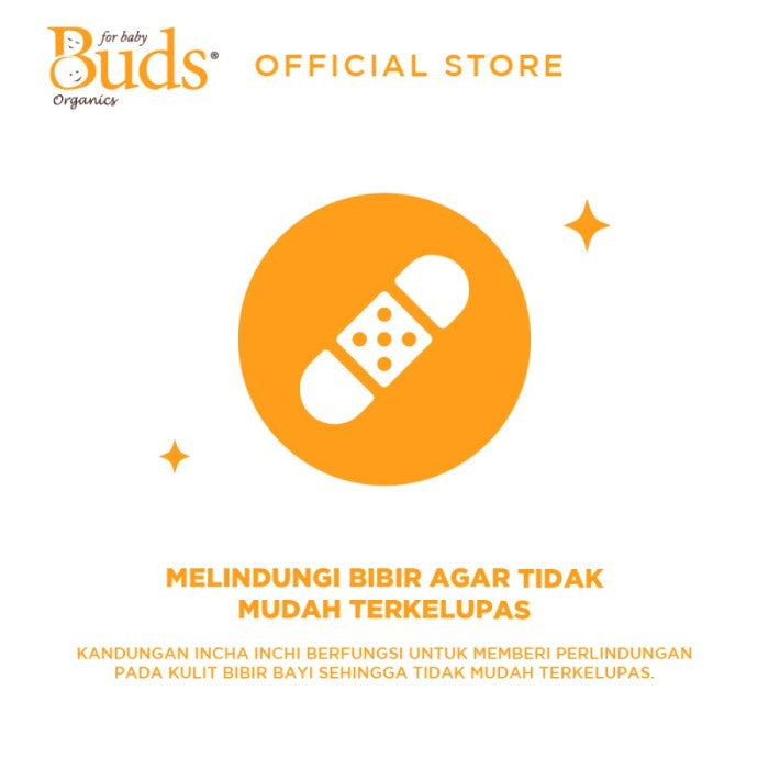 Buds Organics Pukka Pucker Lip Balm - Pelembab Bibir Bayi & Anak