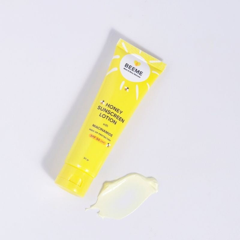 Beeme Honey Sunscreen Lotion with Niacinamide SPF 50+++ | Suncreen Ibu