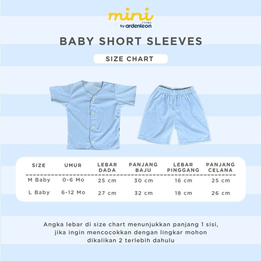 ARDENLEON Mini Series Setelan Bayi Baby Short Sleeves 2.0