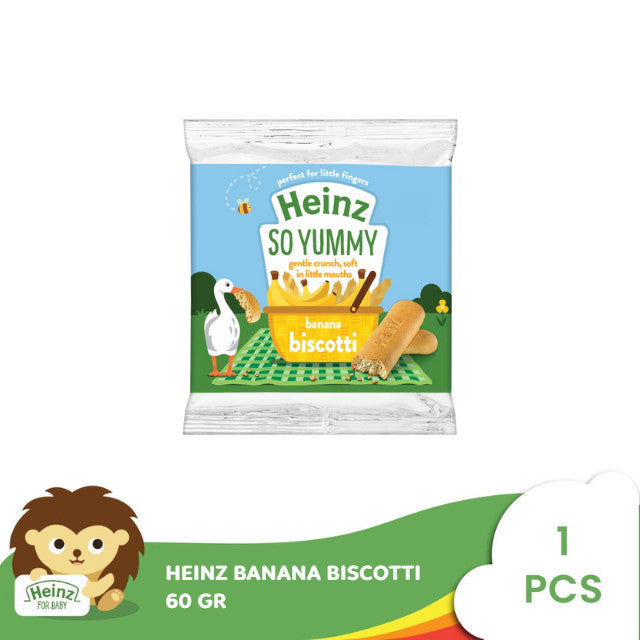 Heinz Biscotti Biskuit 60gr Makanan Snack Bayi MPASI