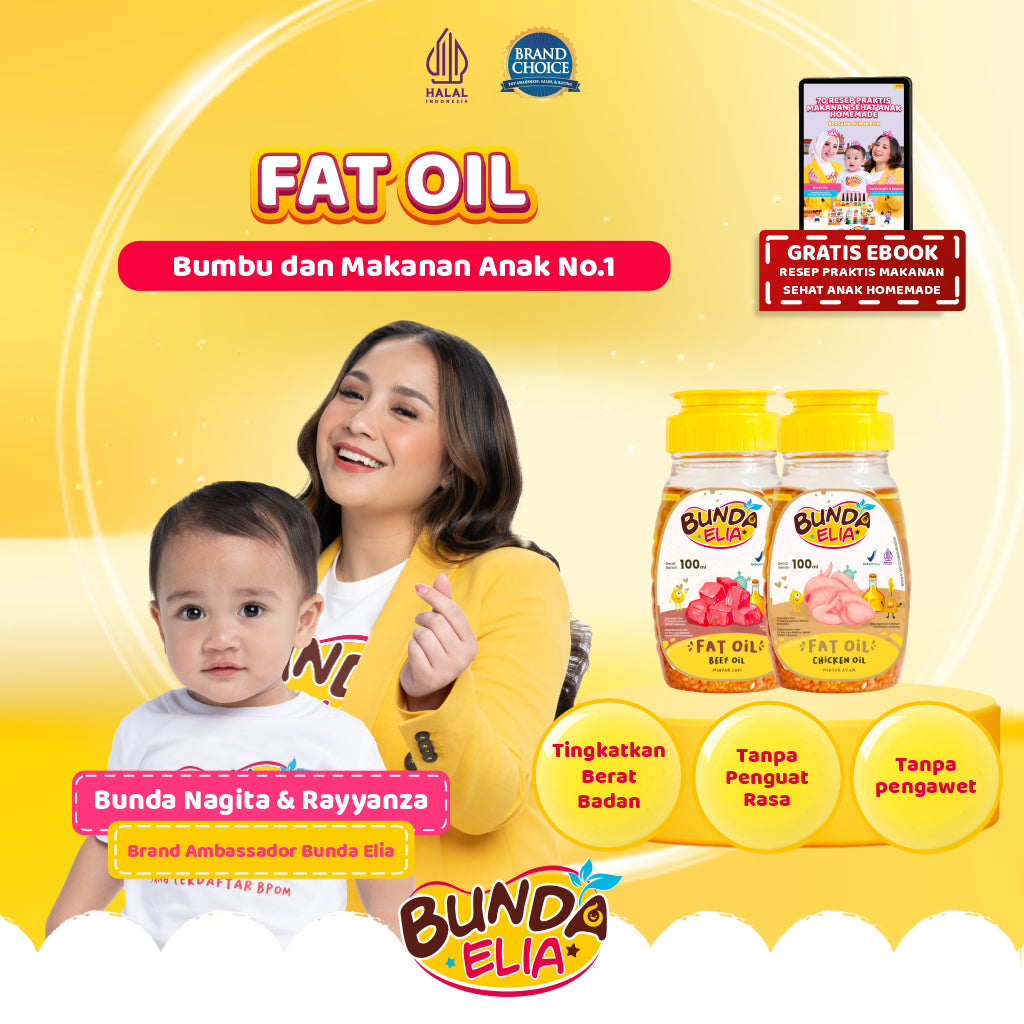 Bumbu Bunda Elia Chicken Fat Oil Minyak MPASI / BB Booster MPASI / Lemak MPASI / Lemak Bayi