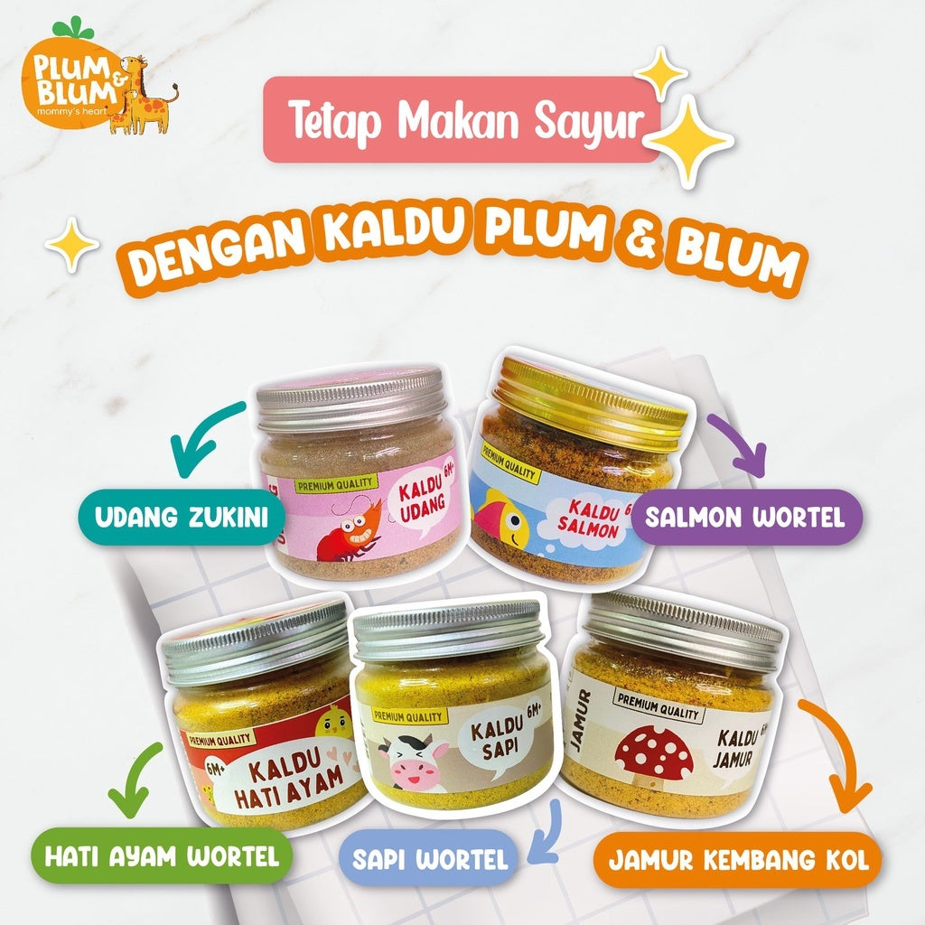 Plum & Blum Kaldu Bubuk Sapi Ayam Kampung No MSG - 100 grm