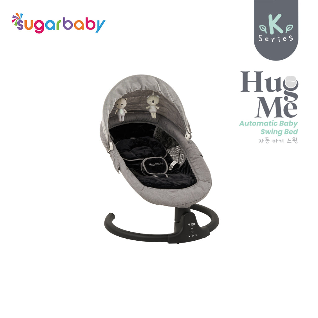 SUGAR BABY Hug Me Automatic Baby Swing Bed / Ayunan Bayi / K series with Table