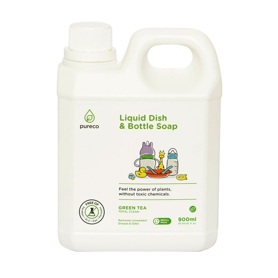Pureco Liquid Dishsoap LIQUID DISH & BOTTLE SOAP 100ml, 500ml, 1450ml Sabun Cuci Botol