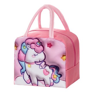TAS BEKAL MAKANAN ANAK LUNCH BAG TEMPAT BEKAL ANAK TEMPAT PENYIMPANAN MAKANAN TAS LUNCH BOX 3D.