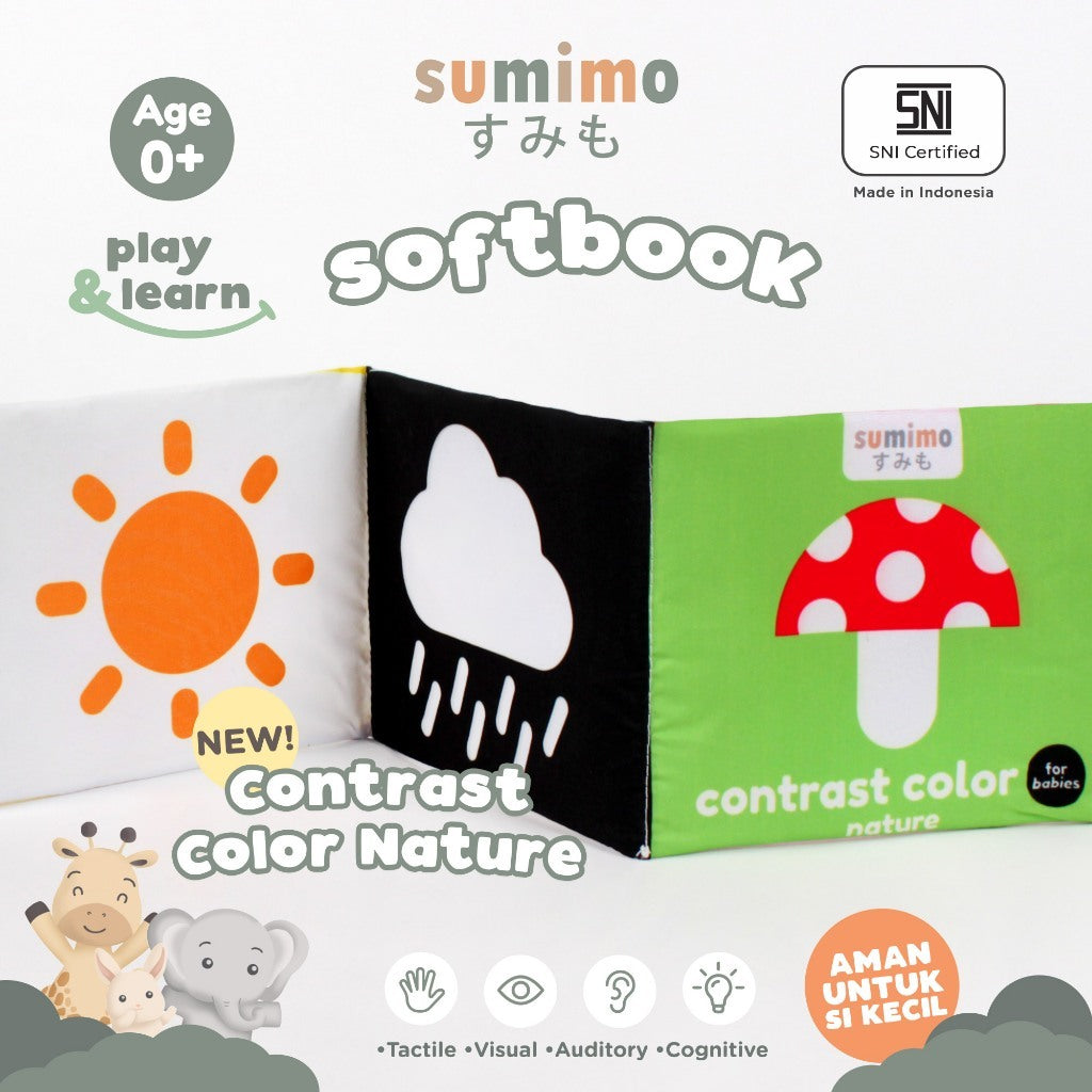 Sumimo Softbook Newborn Buku Halus Bantal