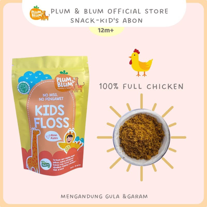KIDS Abon Bayi Anak PLUM BLUM Kids Sapi Abon Ayam Abon Tuna No MSG