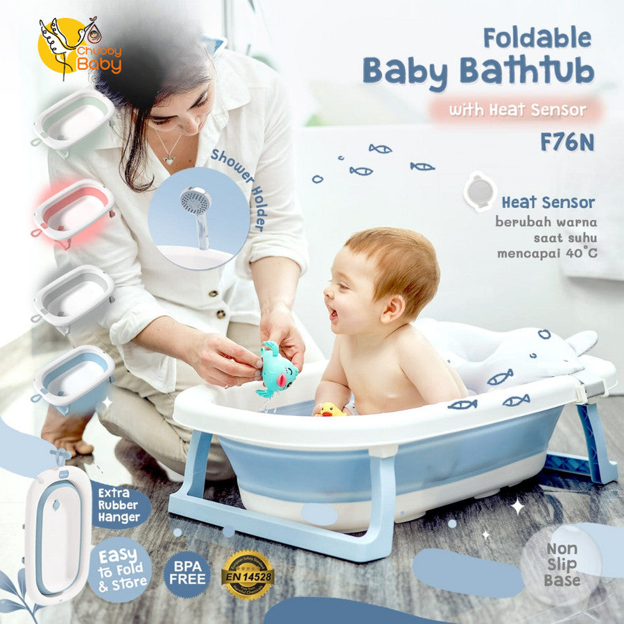 SUGAR BABY Foldable Baby Bathtub with Heat Sensor F76 / bak mandi bayi TANPA BANTAL