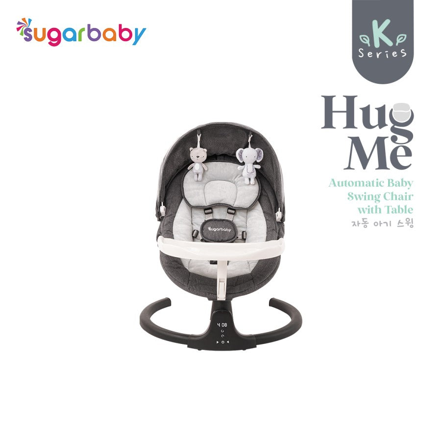 SUGAR BABY Hug Me Automatic Baby Swing Bed / Ayunan Bayi / K series with Table