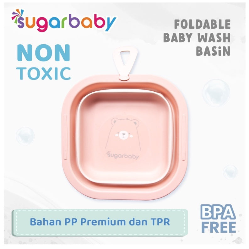 Sugar Baby Foldable Baby Wash Basin/Baskom Lipat Bayi/Ember Lipat
