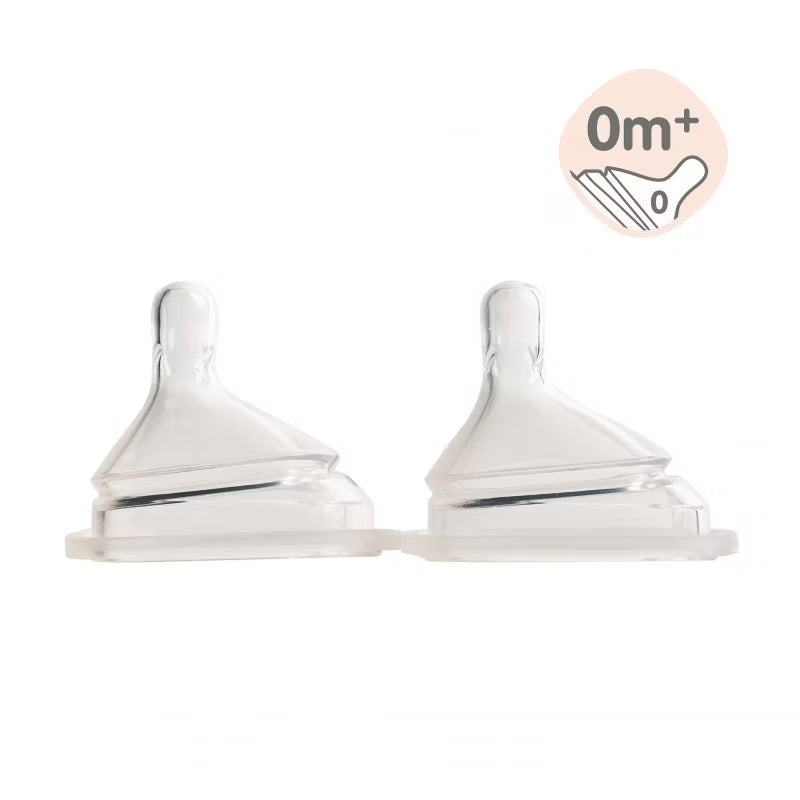 Hegen Teat (Extra Slow/Slow/Med/Fast/Thick) Flow Nipple Botol Hegen (2-pack)