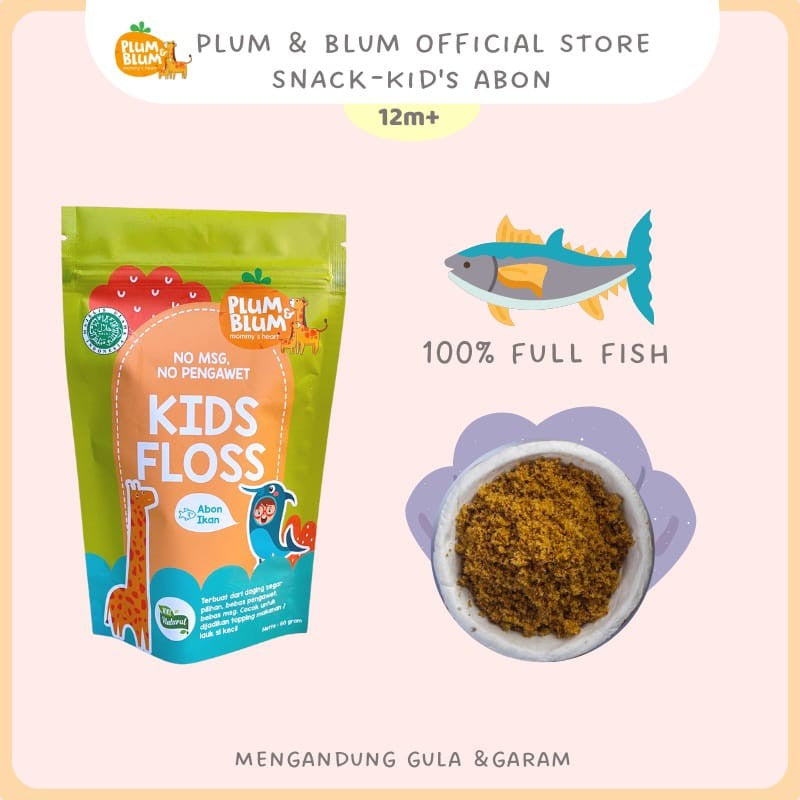 KIDS Abon Bayi Anak PLUM BLUM Kids Sapi Abon Ayam Abon Tuna No MSG