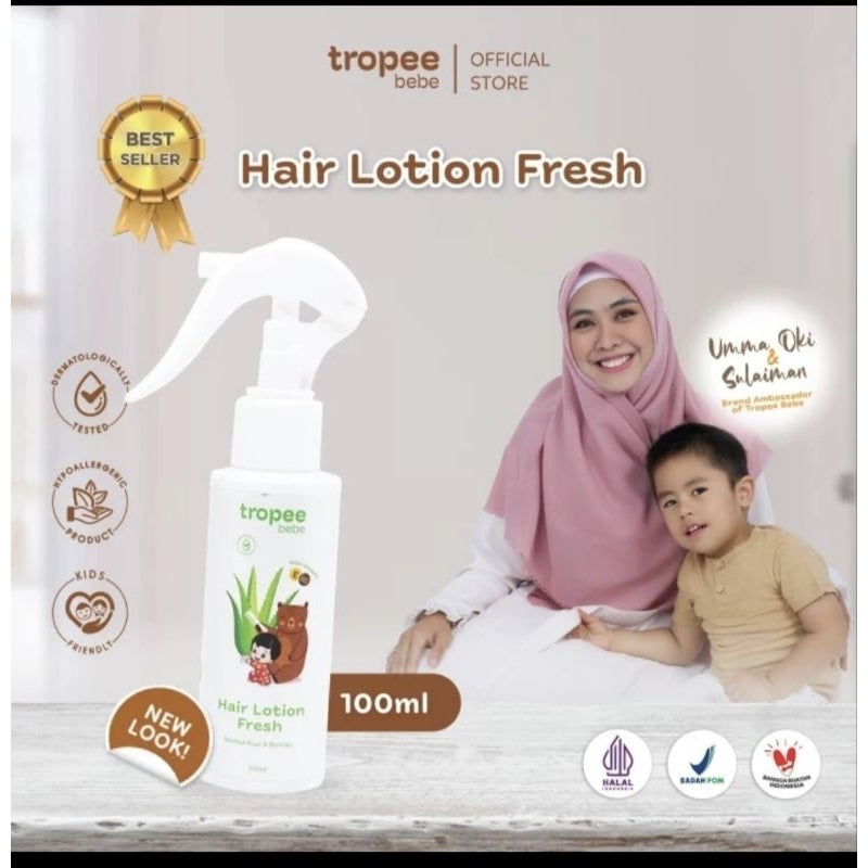 Tropee Hair Lotion Fresh Minyak Rambut Anak Bayi 100Ml