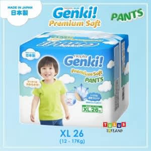 NEPIA GENKI Premium Soft Pants Popok Celana XL26 / XL 26