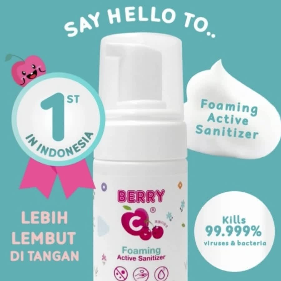 Berry c foaming active sanitizer 60ml - BerryC 60 ml