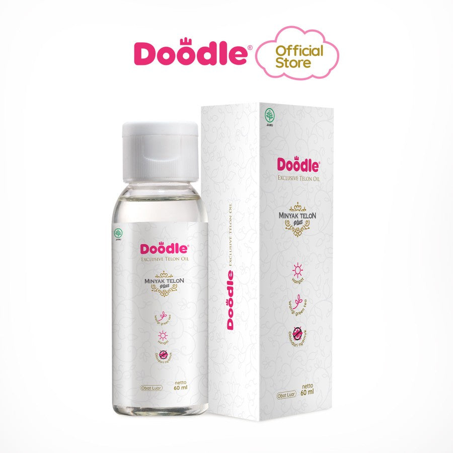 Doodle Greentea Minyak Telon 60Ml Travel Size
