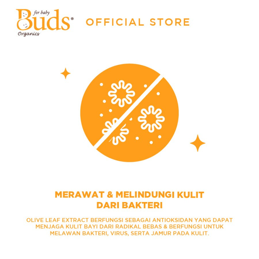 Buds Organics Nappy Time Soothing Cream - Lotion Ruam Popok Bayi 50Ml