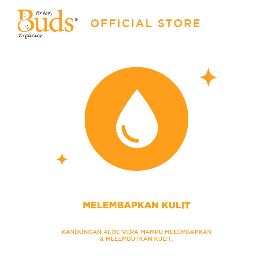 Buds Organics Nappy Time Soothing Cream - Lotion Ruam Popok Bayi 50Ml