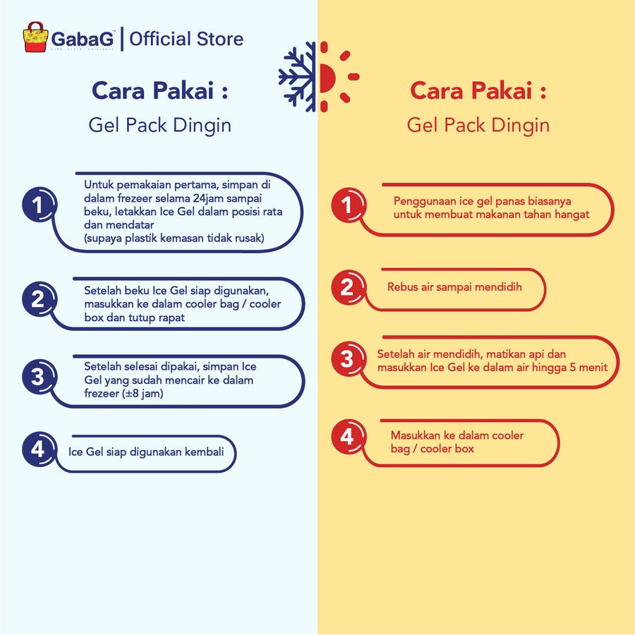 GabaG Hot and Cold Gel Pack New Edition 500ml