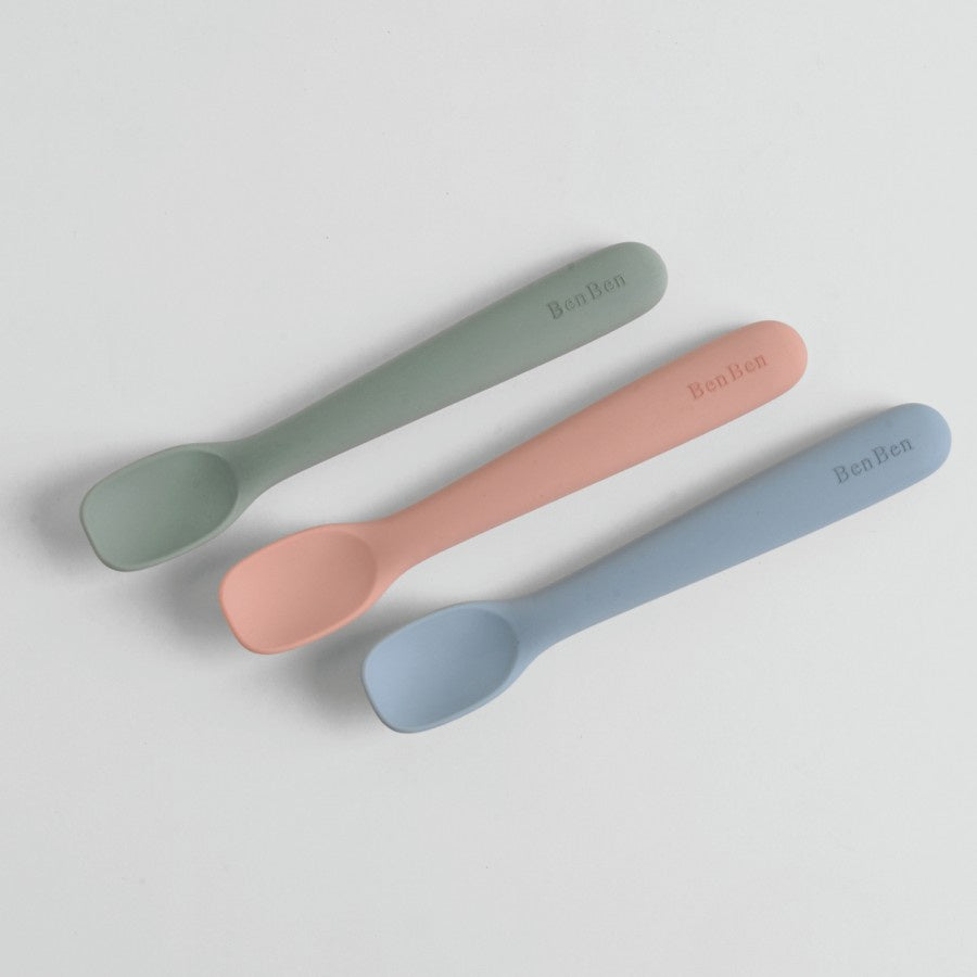 Benben Premium Silicone Spoon Sendok Makan Bayi Mpasi Silikon
