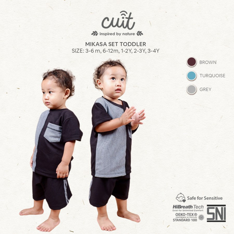 CUIT Baby 1-4 Tahun Mikasa Kaos Tangan Pendek T-Shirt Anak Laki Laki