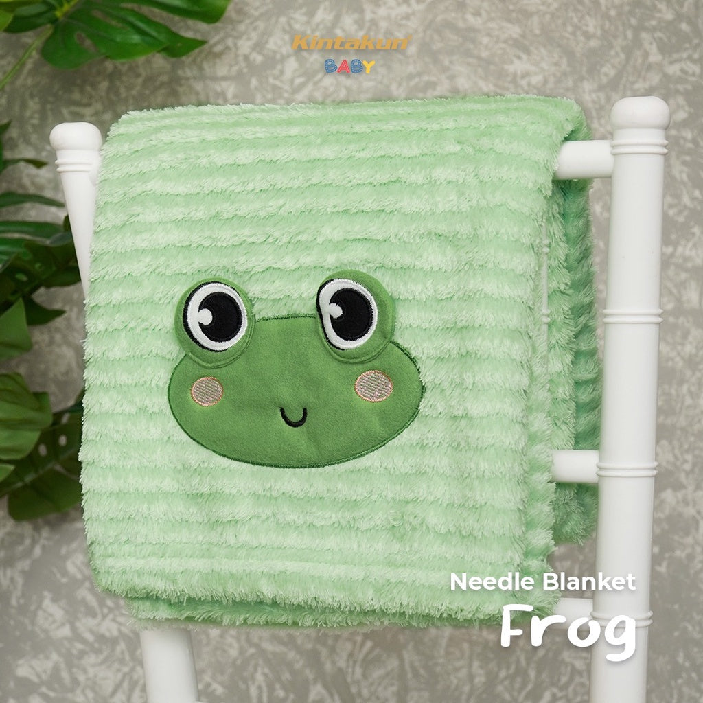 Cuit x Kintakun Needle Blanket Selimut Karakter Anak Ukuran 76 x 102