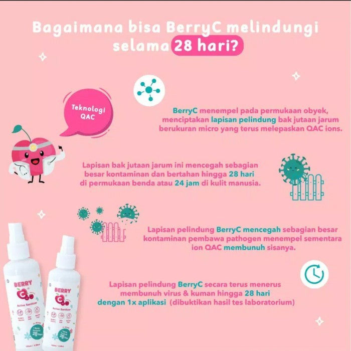 Berryc Sanitizer Spray Active Sanitizer Water Disinfectant