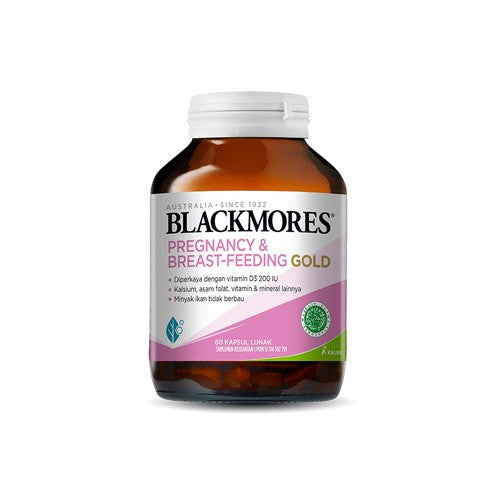 Blackmores Pregnancy Breastfeeding Gold 60's / Suplemen Kehamilan