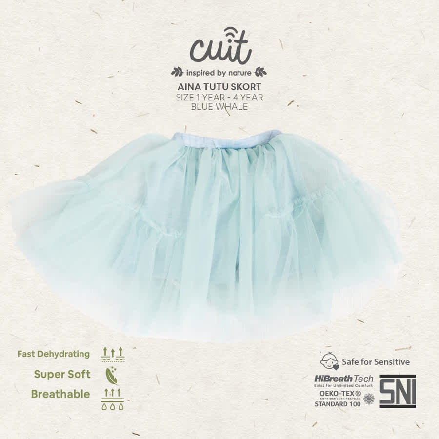 CUIT Baby 1 - 5 Tahun Arumi Tanktop Ballet Aina Tutu Skort ( Rok Celana)