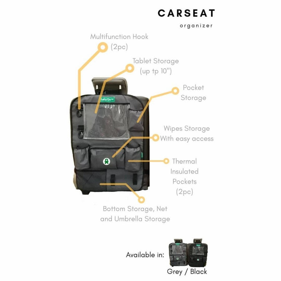 Babygo Carseat Organizer