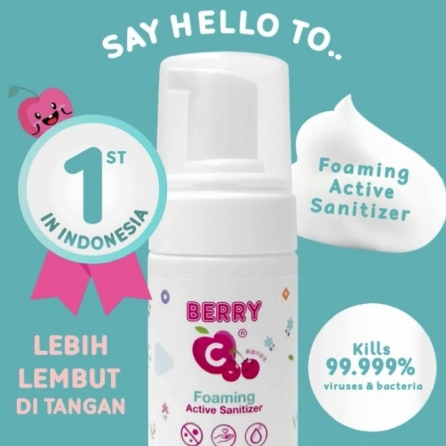 Berry c foaming active sanitizer 60ml - BerryC 60 ml