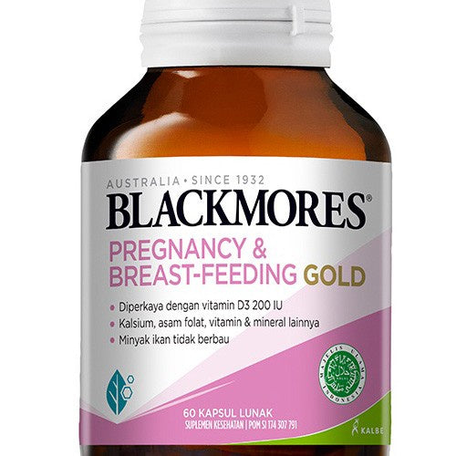 Blackmores Pregnancy Breastfeeding Gold 60's / Suplemen Kehamilan