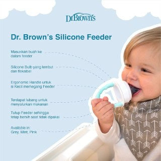 Dr Brown Browns Fresh First Silicone Feeder Mpasi Baby