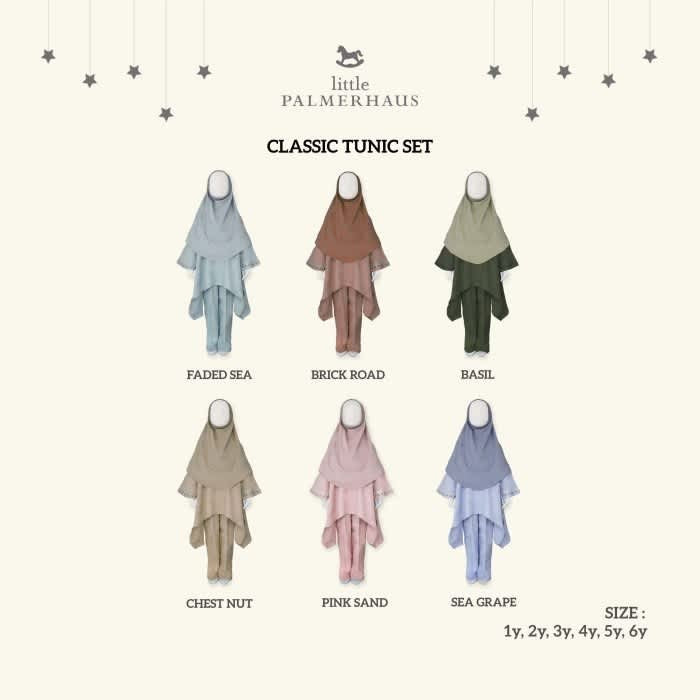 Little Palmerhaus - Classic Tunic Girl Set Raya Collection