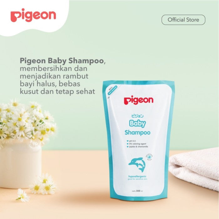 PIGEON Baby Shampoo Chamomile 350Ml Refill | Shampoo Bayi