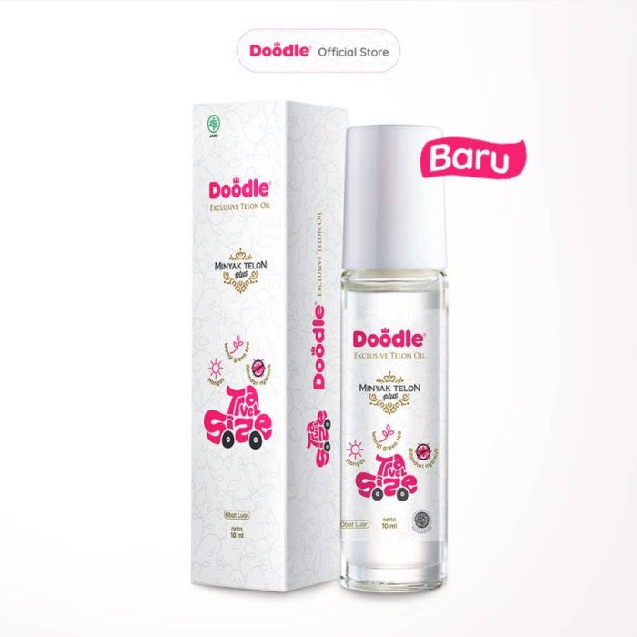 Doodle Telon Roll 10ml Minyak Telon Travel