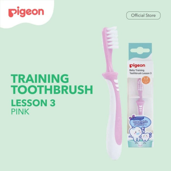 PIGEON TRAINING TOOTHBRUSH LESSON 3 sikat gigi anak
