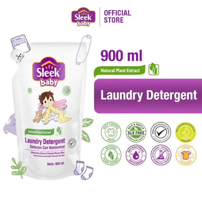 Sleek Baby Laundry Detergen Sabun Cuci Baju Bayi