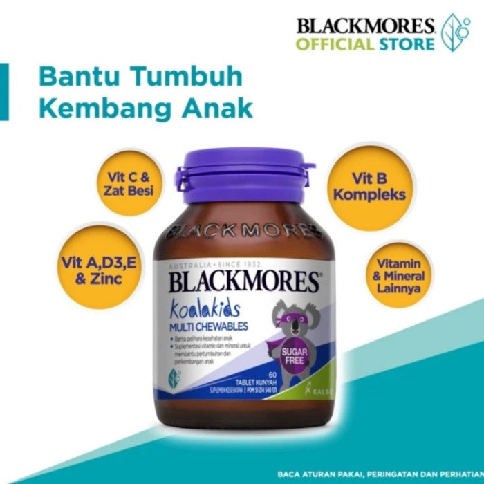 Blackmores Koala Kids Multi Chewable 60s Tablet Multivitamin Anak