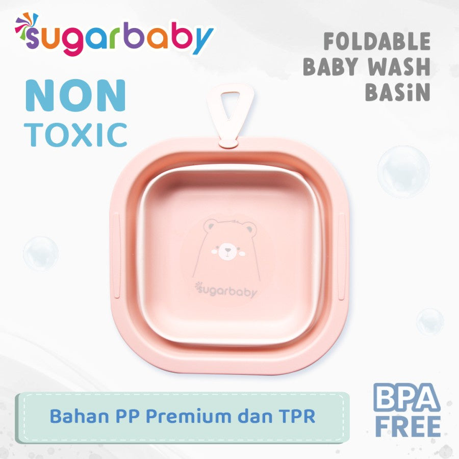 Sugar Baby Foldable Baby Wash Basin/Baskom Lipat Bayi/Ember Lipat