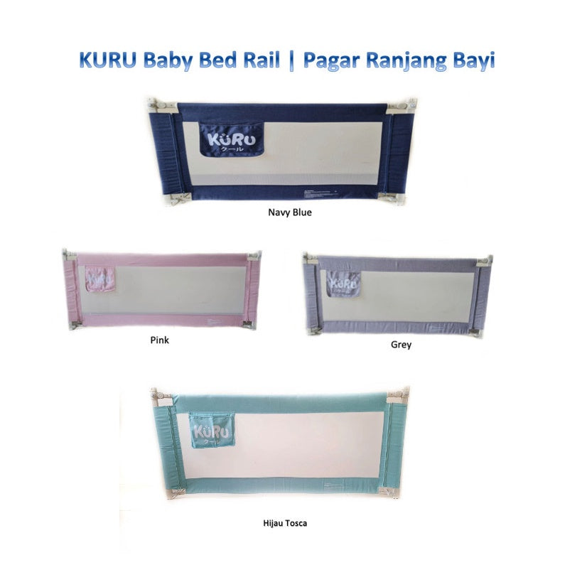 Kuru Bedrail Pengaman Ranjang bed rail pagar tidur bayi 1 sisi