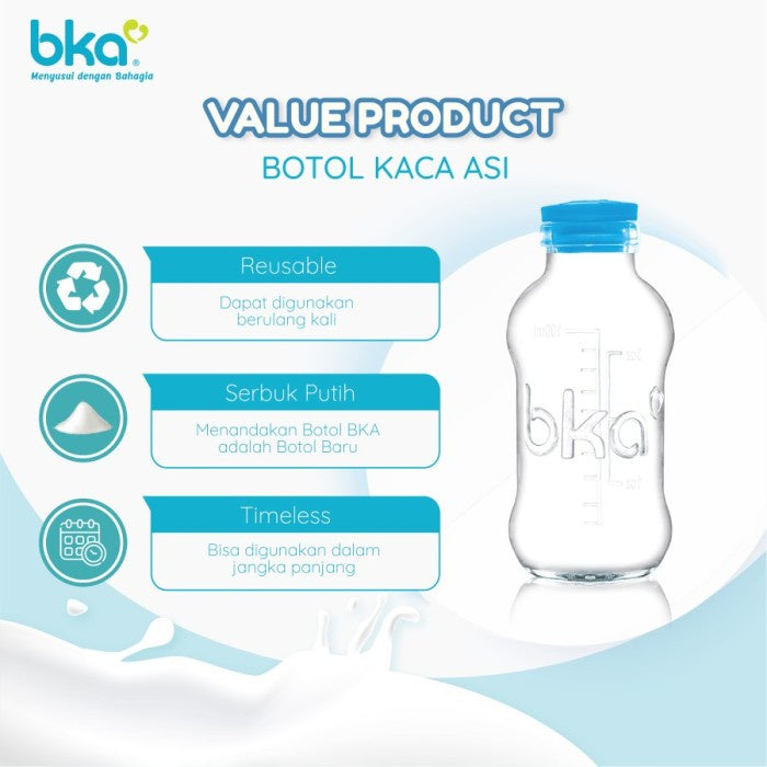 BKA Botol Kaca Asi isi 8pcs x 100ml