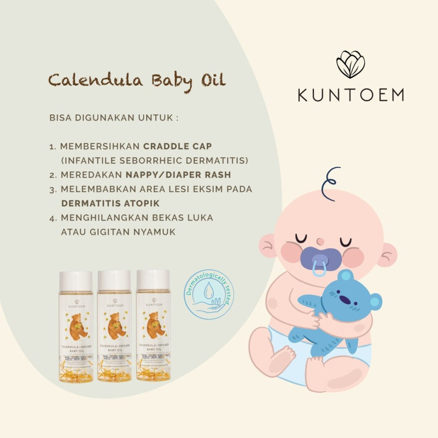 Kuntoem Calendula Infused Baby Oil100ml