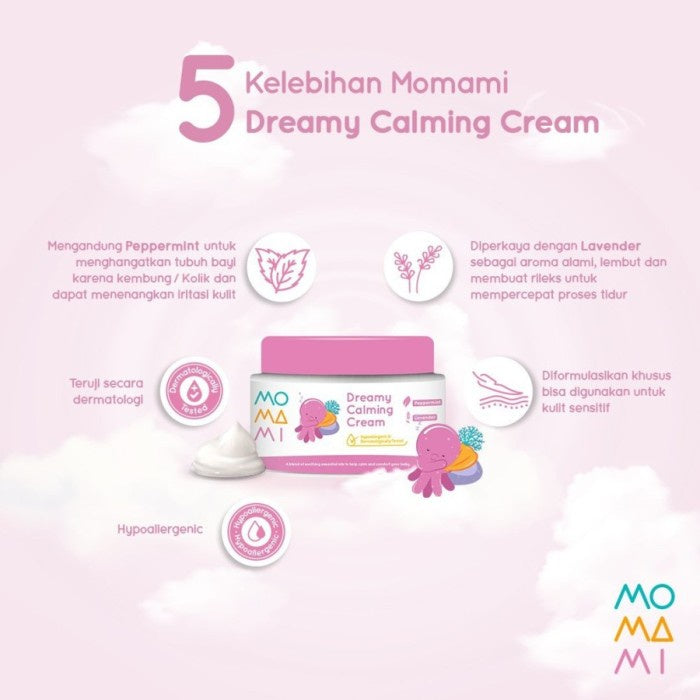 Momami Dreamy Calming Rub Cream 50 gram