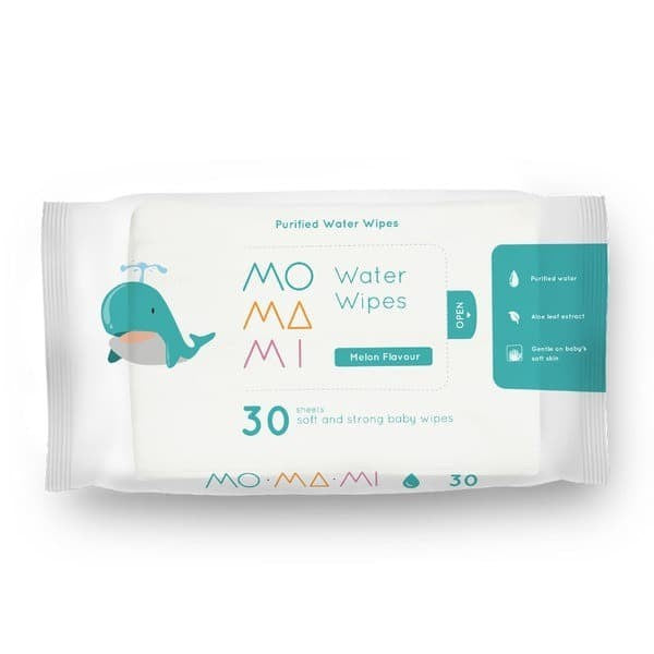 Momami Water Wipes 30 tissue basah air bayi