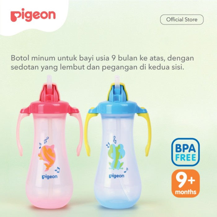 PIGEON Tall Straw Bottle | Botol Minum Bayi