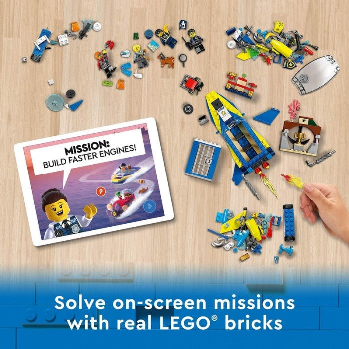 LEGO City 60355 Water Police Detective Missions (278 Pieces)