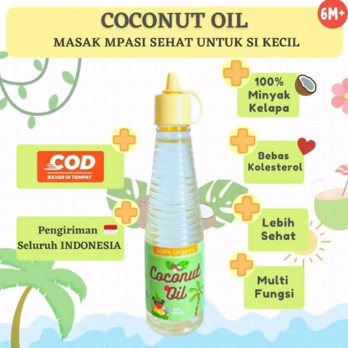 Plum & Blum Minyak Coconut Virgin minyak MPASI BB